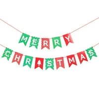 Božićne teme PUNTINGS Crtani papirni baneri smiješni viseći ukrasi