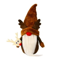 Opolski Gnome Doll Prijenosni stolni stoke netkane tkanine Božićno stablo Ukrasi za odmor