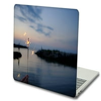 Kaishek Hard Case Shell Cover Compatible Old MacBook Pro S model A1398, nema USB-C, bez CD-ROM-a Blue