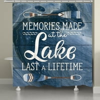 Lauralna domaća sjećanja na jezero za tuširanje