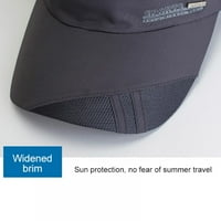 Unise ljetni bejzbol šešir, sunčana kapa - Lagana mreža Brzi suhi šeširi - podesivi poklopac - hlađenje