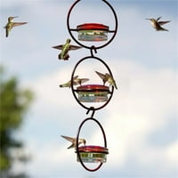 DaiosportSwear Clearance Metal Mimingbird Vodeni ulagač - izdržljiv viseći hranilac ptica za vanjsku