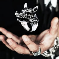 TureClos punk stil prstena čelični personalizirani ukrasni prstenovi nakit uzrujanje ukrasnog dodatnog