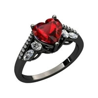 Legurni prstenovi za prstenje 6- Je nakit veličine cirkona Ženska dizanja venčanja s pogledom na vjenčanje