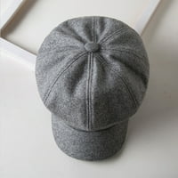 Geweyeeeeli Žene Retro osmerokutni šešir jesen zima toplo vunena beretka Paintter Newboy Style STAN