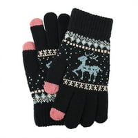 Ljubitelji za odrasle žene hladne vremenske hladne rukavice Božinske zimske rukavice za žene višebojne