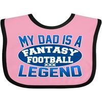 Inktastic moj otac je fantastična fudbalska legenda dar dječaka ili dječje djevojke bib