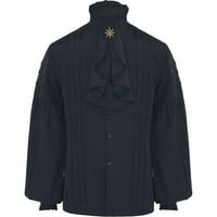 Huachen muške modne poslovne slobodno vrijeme pune boje gumb Visoka ogrlica jakna vrhunska bluza u caringu
