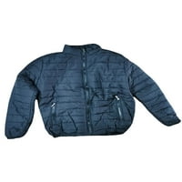 Seyurigaoka Muškarci Juniors Down pamučna jakna Solidna zimska kardiganski kaput sa patentnim zatvaračem