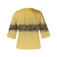 Ženski vrhovi rukav ljetni ispisani putnički slatki vrhovi Vneck Slim Fit Poluave majice Spring bluza