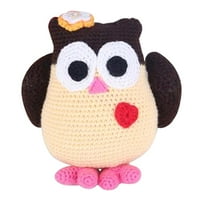 Lutka Crochet Šivenje ručne ručne starterske ruke Tkane za poklon ukrasni ornament OWL