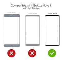CASICTINKINK Torbica za Samsung Galaxy Note - prilagođena ultra tanka tanka tvrda crna plastična pokrivača