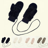 1 kair vanjske rukavice Flip proklizane konopce za konopce za žene čvrste zimske rukavice za djevojčice