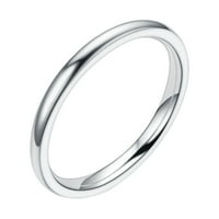 Prstenovi fini ugovoreni prsten rep za žene ručni par modni prstenovi polirani prstenovi