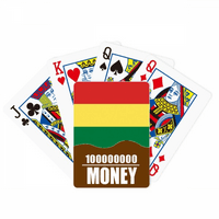 Simbol države zastava Bolivija Mark uzorak poker igračke kartice Smiješna ručna igra
