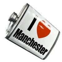 Flask I Love Manchester Regija: New Hampshire, Sjedinjene Države