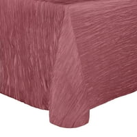 Ultimate Textile Crinkle Taffeta - Delano ovalni stolnjak - za kućne trpezarijske stolove, lukavica