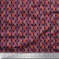 Soimoi Japan Crepe Satin tkanina ostavlja male otiske tkanine sa širokim dvorištem