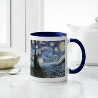 Cafepress - Zvjezdana noć Vincent Van Gogh - OZ Keramička krigla - Novelty Caffea čaj čaja