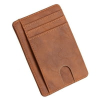 Nova muška kožna novčanica tanka kreditna kartica ID torbe za torbu