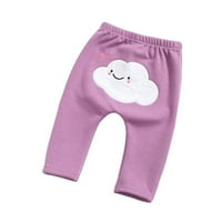 Honeeladyy Winter Newborborna dječja dječja dječaka Dječji crtani oblaci Držite tople gamaše pantalone hlače ljubičaste prodaje