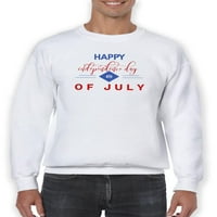Srećna dana nezavisnosti 4. Dukserice Muškarci -image od Shutterstock, muškog velikog