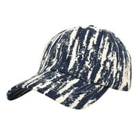 Unise šešire kravata gradijent ispisana pamučna pamučna kapa za bejzbol, proljeće ljeto na otvorenom prozračne glave ugodne moderne glave