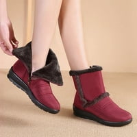 Znatežne cipele za odrasle žene Ženske čizme Ženske zimske čizme za snijeg obložene tople čizme klizanje