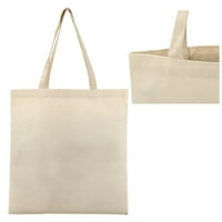 Mnjin 15.7 H 11.8 W pamučna torba za višekratnu upotrebu Jednostavne modne torbe za tote ukrašavaju