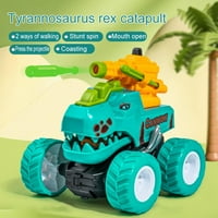 Pojedinačne igračke dječje inercijalne raketne katapult automobila interaktivne igračke za igračke za bebe za mjesec mjesec, 1-2-godišnje dječake, djevojke, dječake