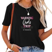 Upozorenje Girls Putovanje u tijeku Lover Majica za odmor