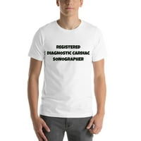 Registrovani dijagnostički srčani sonograf Fun Stil Short pamučna majica kratkih rukava od nedefiniranih