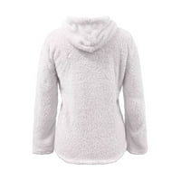 Vježba dugih rukava gornja ženska trendi pulovernu pulover pulover pulover casual labave bluze s dugim