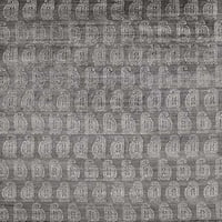 Ahgly Company Zatvoreni pravokutnik Sredinog stoljeća Moderni karbonski sivi orijentalni prostirke, 8 '12 '