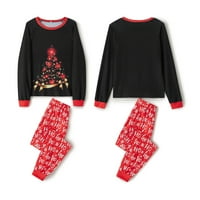Božićni pidžami Porodični komplet Xmas Sleep odjeća PJS Outfit za muškarce Žene Djeca dječji psi