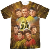 Star Trek - 50. godišnjica posada - majica kratkih rukava - X-velika
