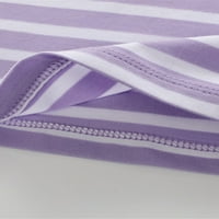 Pfysire Toddler Girls Kid Striped Mini haljina Giraffe Print Sendress Purple 4T-5T