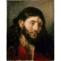 Posteranzi Sal Head of Christ Rembrandt Harmunsz van Rijn 1606- Dutch ulje na platnu plakat Print -