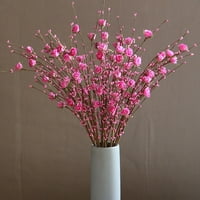 Berry lažne postrojenja za simulaciju cvijeta GypsfIla buket PE + žica za poklone za zabavu Umjetno