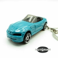 Keychain BMW Roadster Plavi zeleni kabriolet Car Retko robna novost 1: Diecast