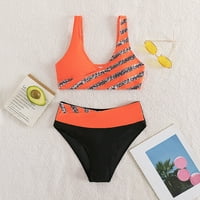 Ženski kupaći kostimi žene Bikini Split Print Hot Diamonds okupljaju kupaći kostim bikinija