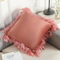 Sout Sound Peather kauč jastučnica čista boja elegantan moderni krzneni jastuk