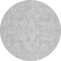 Ahgly Company u zatvorenom okruglom orijentalnoj sivi modernim prostirkama, 3 'runda