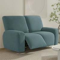 Yipa 1- Seat Recliner Sofa navlake Lazy Stretch stolica Poklopac za zaštitu naklopci zaklopke Izmjenjivo kućno blagovaonica Plavo sivo sjedalo