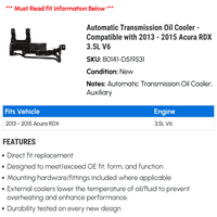 Hladnjak za automatsko mjenjač - kompatibilan sa - Acura RD 3.5L V 2014