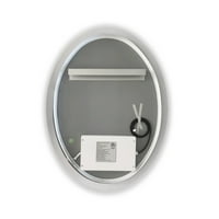 Altair Design Matera 24 'oval bez okvirna moderna vod kupaonica ispraznost ogledalo
