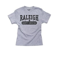 Trendy Raleigh, Sjeverna Karolina sa pamukom Stars Girl Pamuke Sive majica
