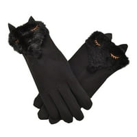 Aoochasliy zimske rukavice za čišćenje ženskih rukavica za žene tople zimske rukavice s ekranom zaslona