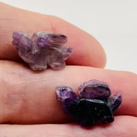 Dinosaur Amethyst Stegosaurus životinjske perle 9258AMD