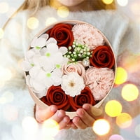 MubIneo sapun cvijet u kutiji, mirisan esencijalni uljni sapun za ulje za poklon za Valentinovo Dan zahvalnosti